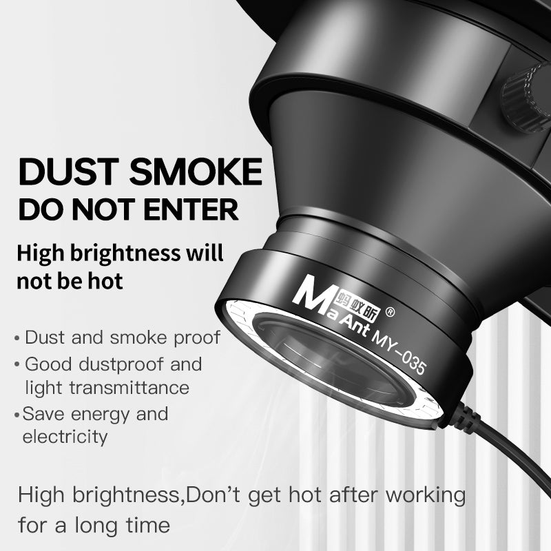 MA ANT MY-035 Annhua 144 LED Ring Microscope Light Adjustable Illuminator Microscope Lamp LED Ring Light Source