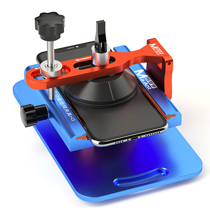 MA ANT H3 Multifunctional Rotating Fixture 2 in 1 Screen Separation Glass Back Cover Removal Maintenance Clamp