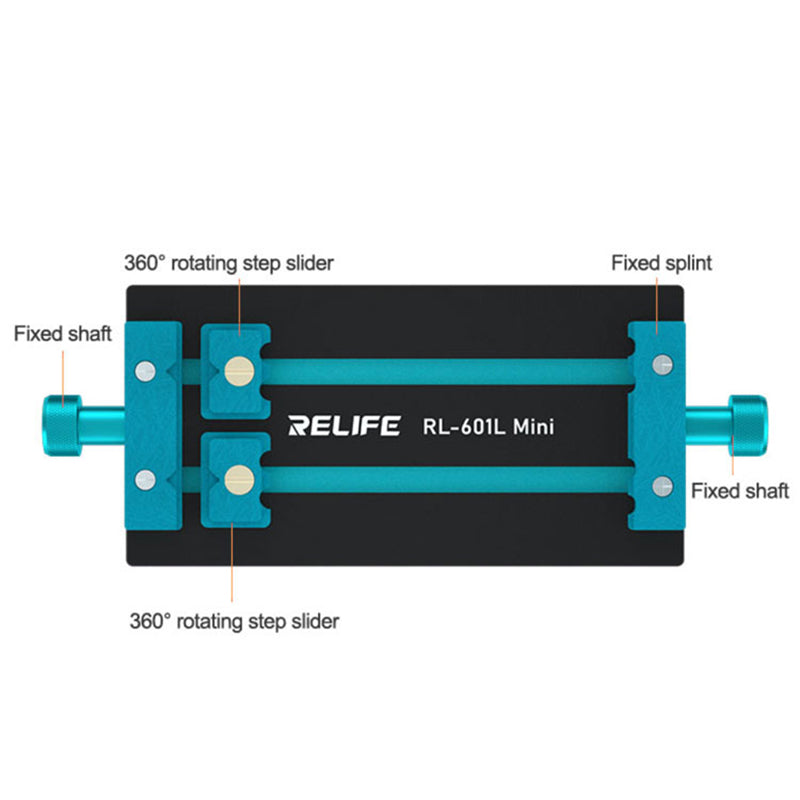 Relife RL-601F Mini 360-degree Rotating Fixture Support Chip PCB Removal Mainboard Welding IC Repair