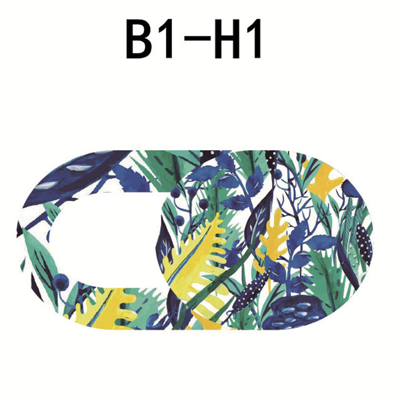Stylish Flower Pattern Webcam Cover Privacy Protection Laptop Tablet Phone Camera Slider Cover - B1-H1