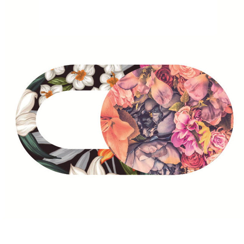 Stylish Flower Pattern Webcam Cover Privacy Protection Laptop Tablet Phone Camera Slider Cover - B1-H9