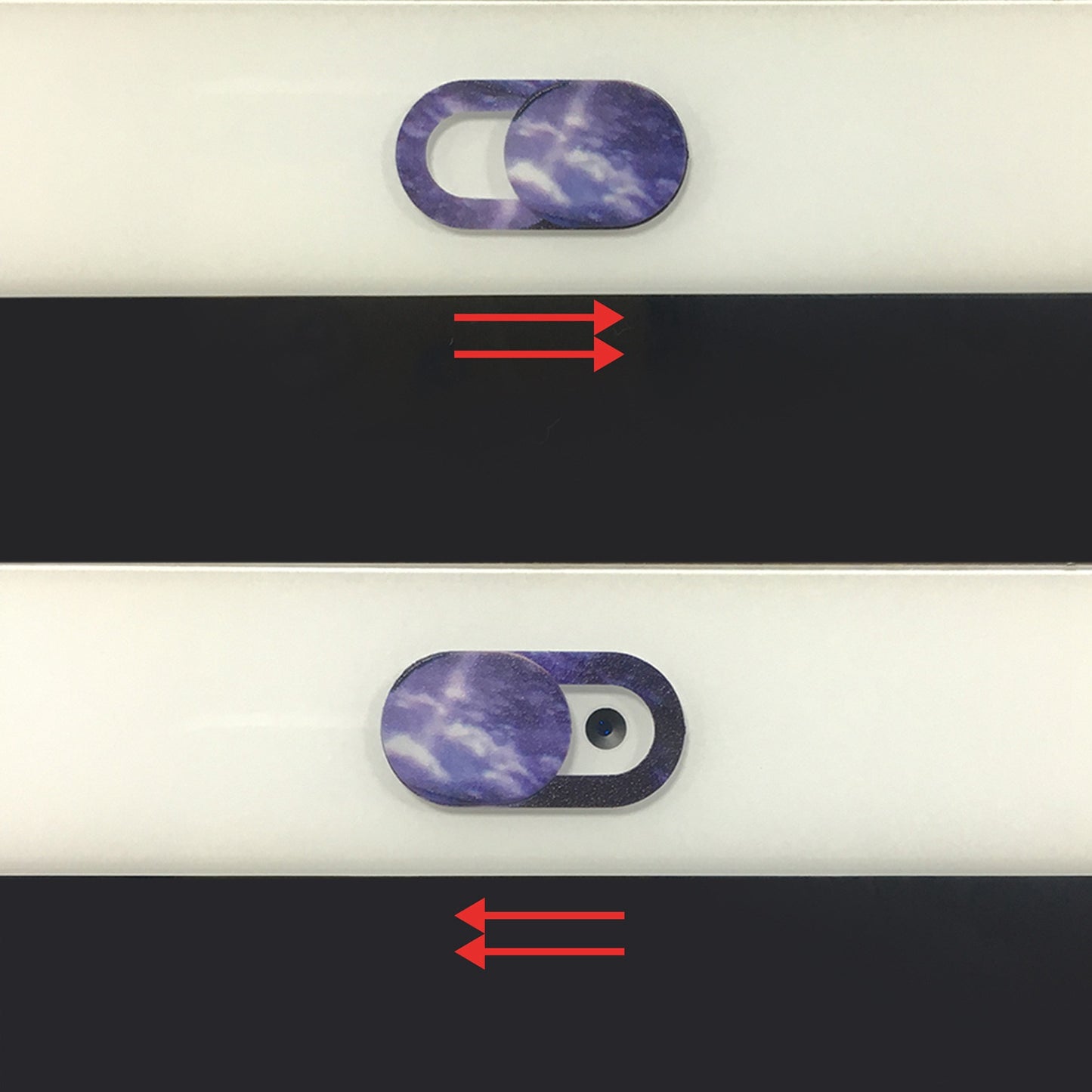 Starry Sky Pattern Webcam Cover Laptop Tablet Camera Slider Cover Privacy Protection Cap - B1-X6