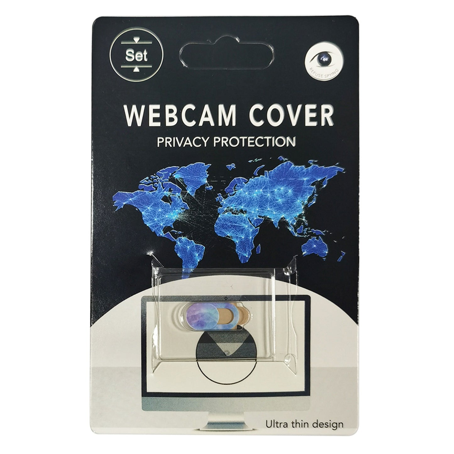 Starry Sky Pattern Webcam Cover Laptop Tablet Camera Slider Cover Privacy Protection Cap - B1-X10