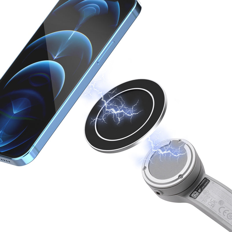 Uniqkart OA-15 Compatible with MagSafe Adapter Ring Holder Phone Mount for DJI OSMO 4 / 4SE / 5 / 6 Gimbal Stabilizer