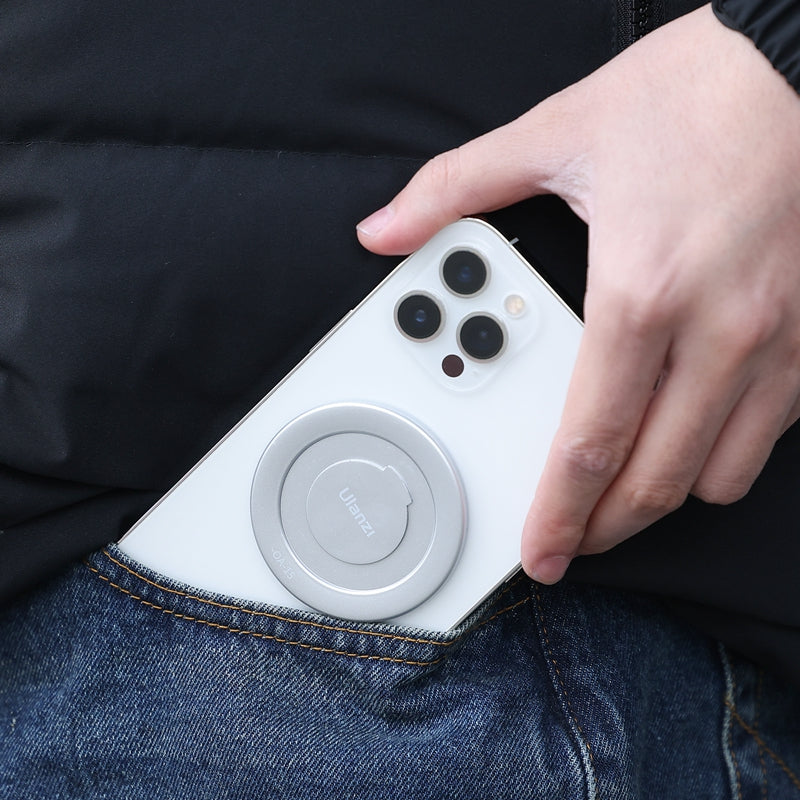 Uniqkart OA-15 Compatible with MagSafe Adapter Ring Holder Phone Mount for DJI OSMO 4 / 4SE / 5 / 6 Gimbal Stabilizer