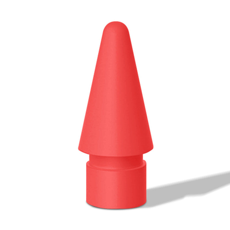 Smooth Writing Capacitive Stylus Tip for Apple Pencil 1st / 2nd Gen Replacement Sensitive Pencil Nibs - Red