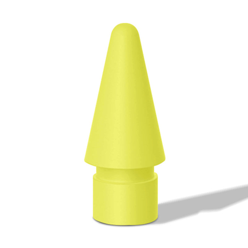 Smooth Writing Capacitive Stylus Tip for Apple Pencil 1st / 2nd Gen Replacement Sensitive Pencil Nibs - Yellow