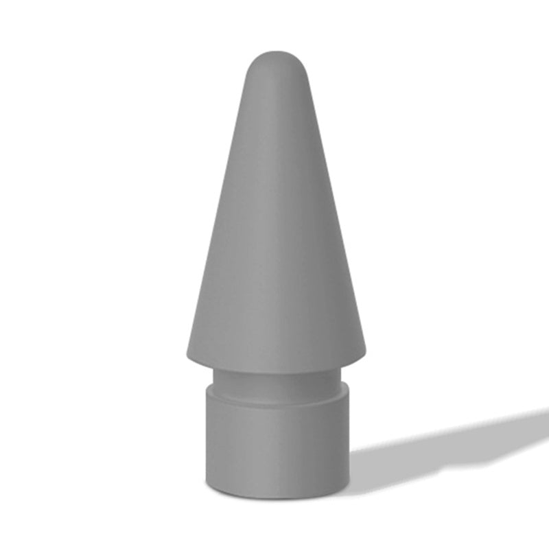 Smooth Writing Capacitive Stylus Tip for Apple Pencil 1st / 2nd Gen Replacement Sensitive Pencil Nibs - Grey