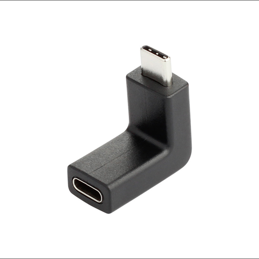 USB 3.1 Type-C Male to Female Adapter 90 Degree Right Angle Connector for MacBook Samsung Galaxy S10
