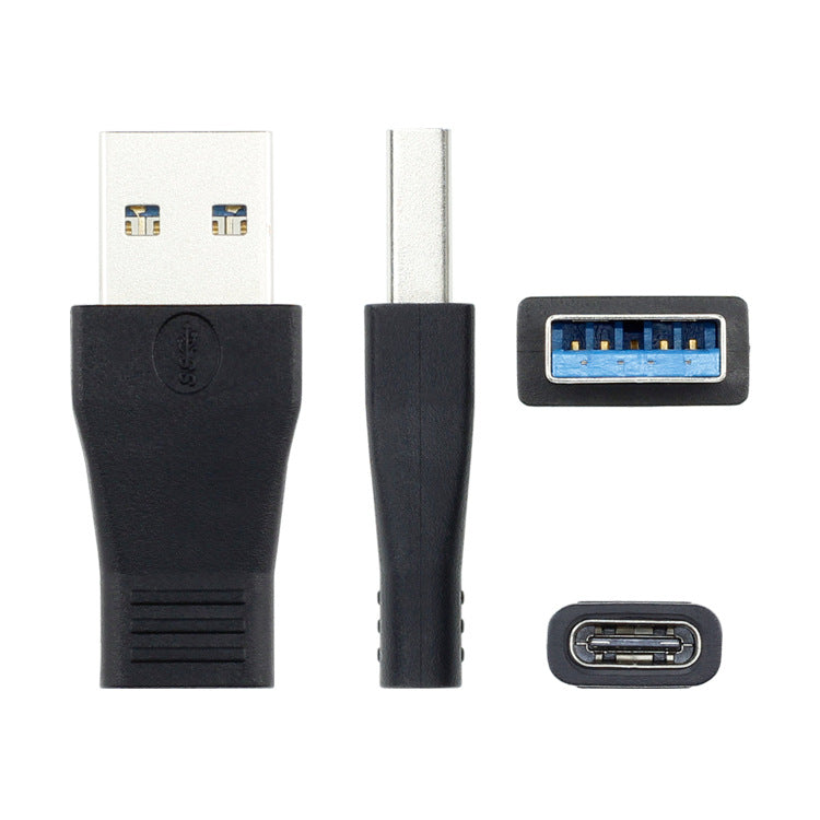 USB 3.1 Type C Female to USB 3.0 A Male OTG Adapter Nickel-Plated Sync Data Converter Connector