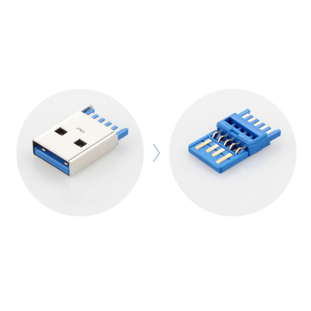 USB 3.1 Type C Female to USB 3.0 A Male OTG Adapter Nickel-Plated Sync Data Converter Connector