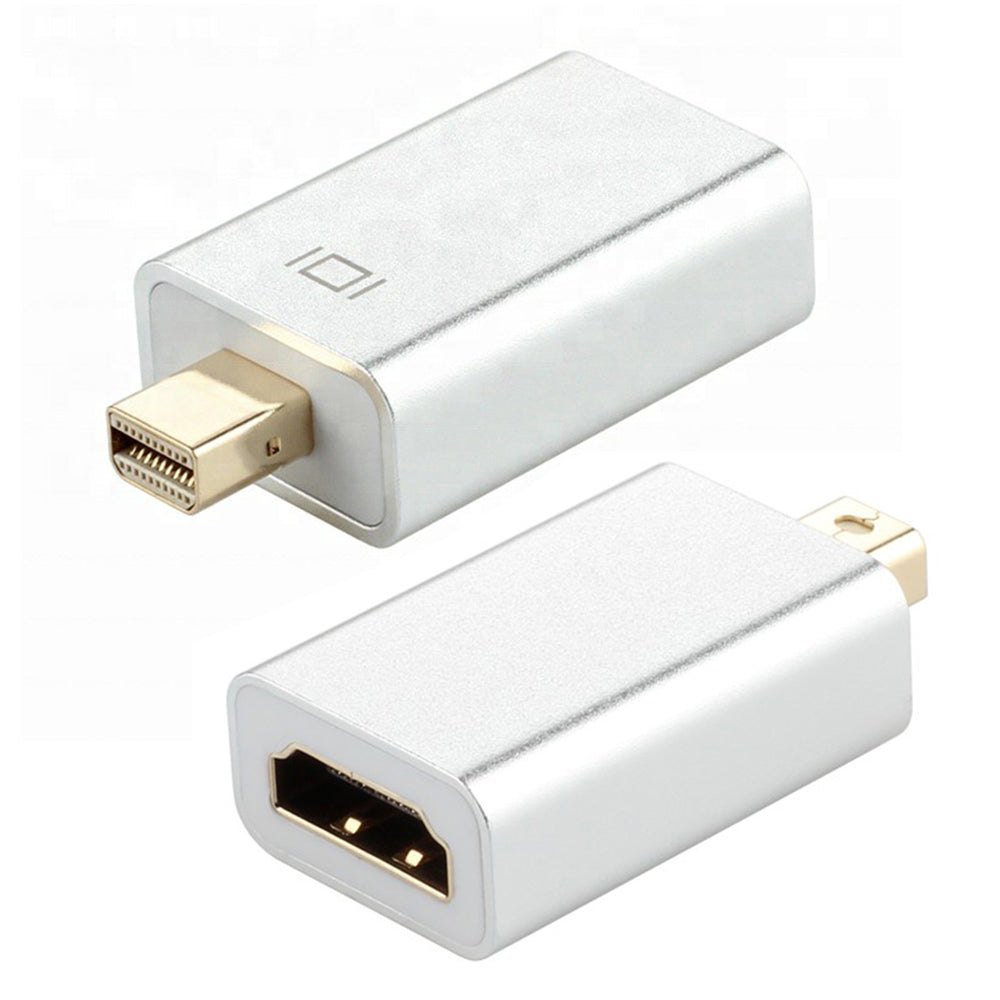 Mini DP Male to HDMI Female Adapter Gold-plated Connector Converter 1080P High-speed Data Sync Transfer
