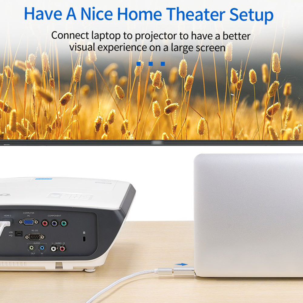 Mini DP Male to HDMI Female Adapter Gold-plated Connector Converter 1080P High-speed Data Sync Transfer