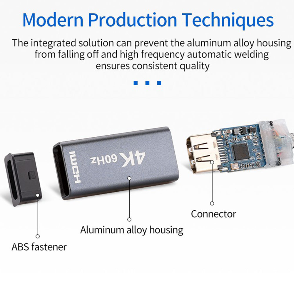 4K 60Hz USB C to HDMI Adapter Braided Cable Gold-plated Connector Converter for MacBook Pro Air/ iPad Pro/Pixelbook XPS/Samsung Galaxy - Grey