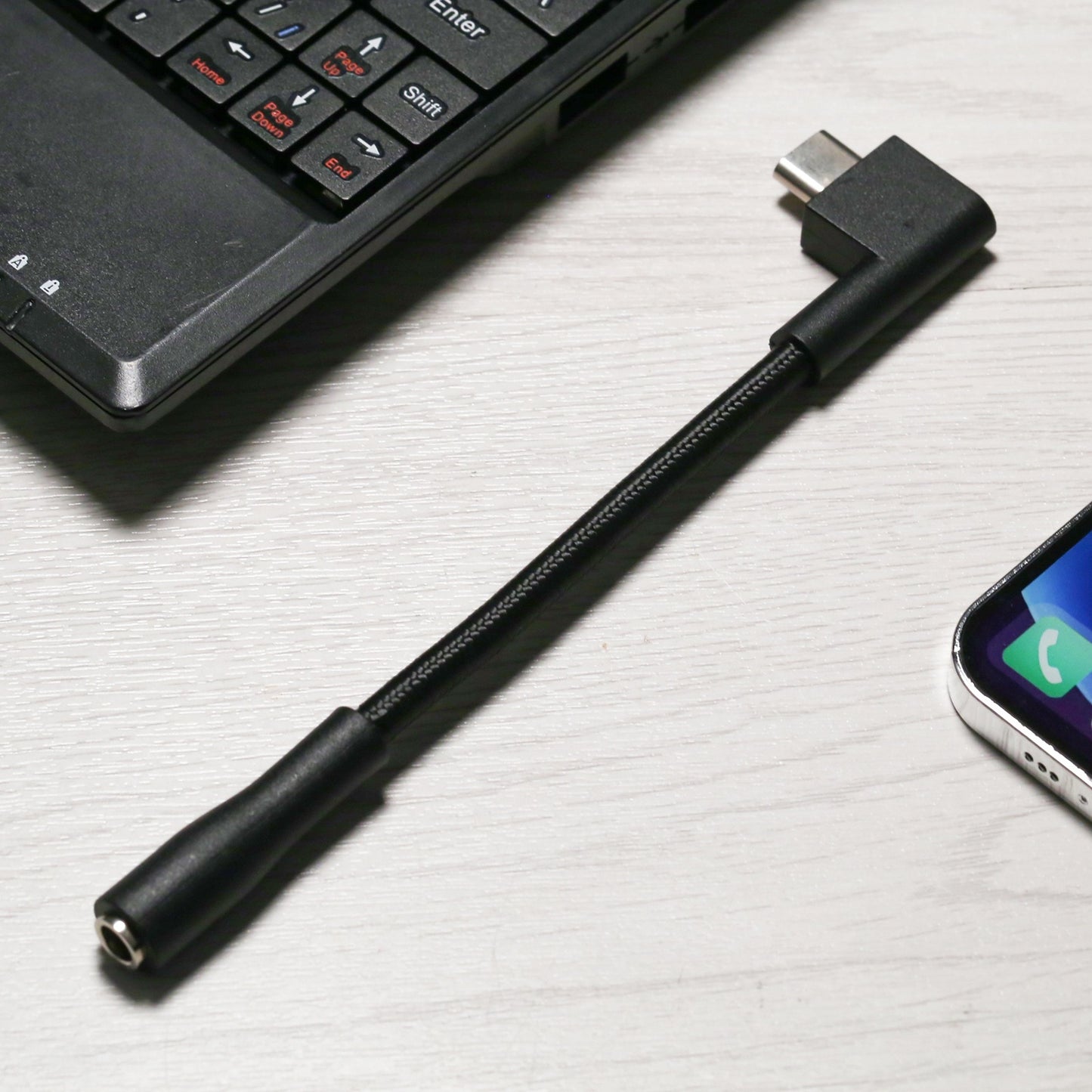 DC5.5 x 2.1mm Female to Razer Port Power Cord Adapter Metal Connector Converter Cable for Razer Computers