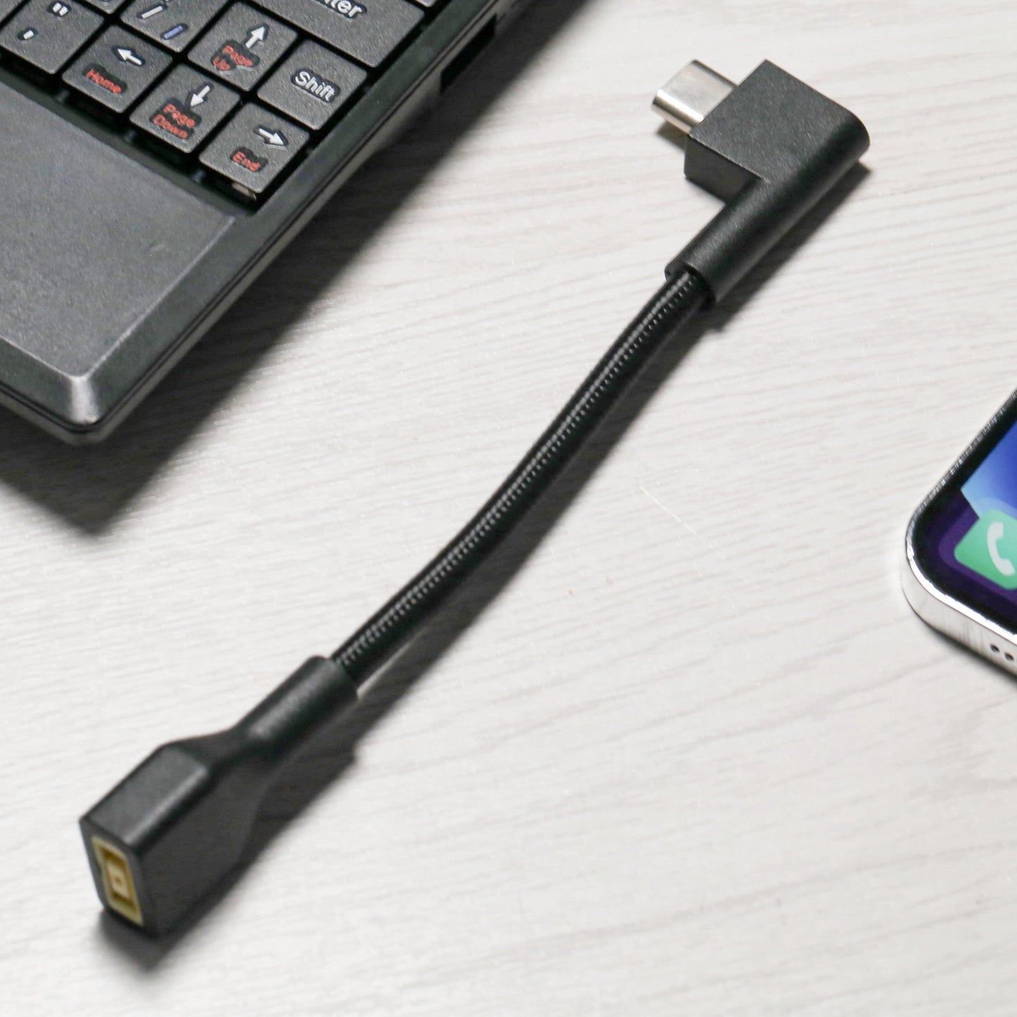 Big Square Female Port to Razer Port Power Adapter Cable Metal Connector Converter Cord for Razer Laptops