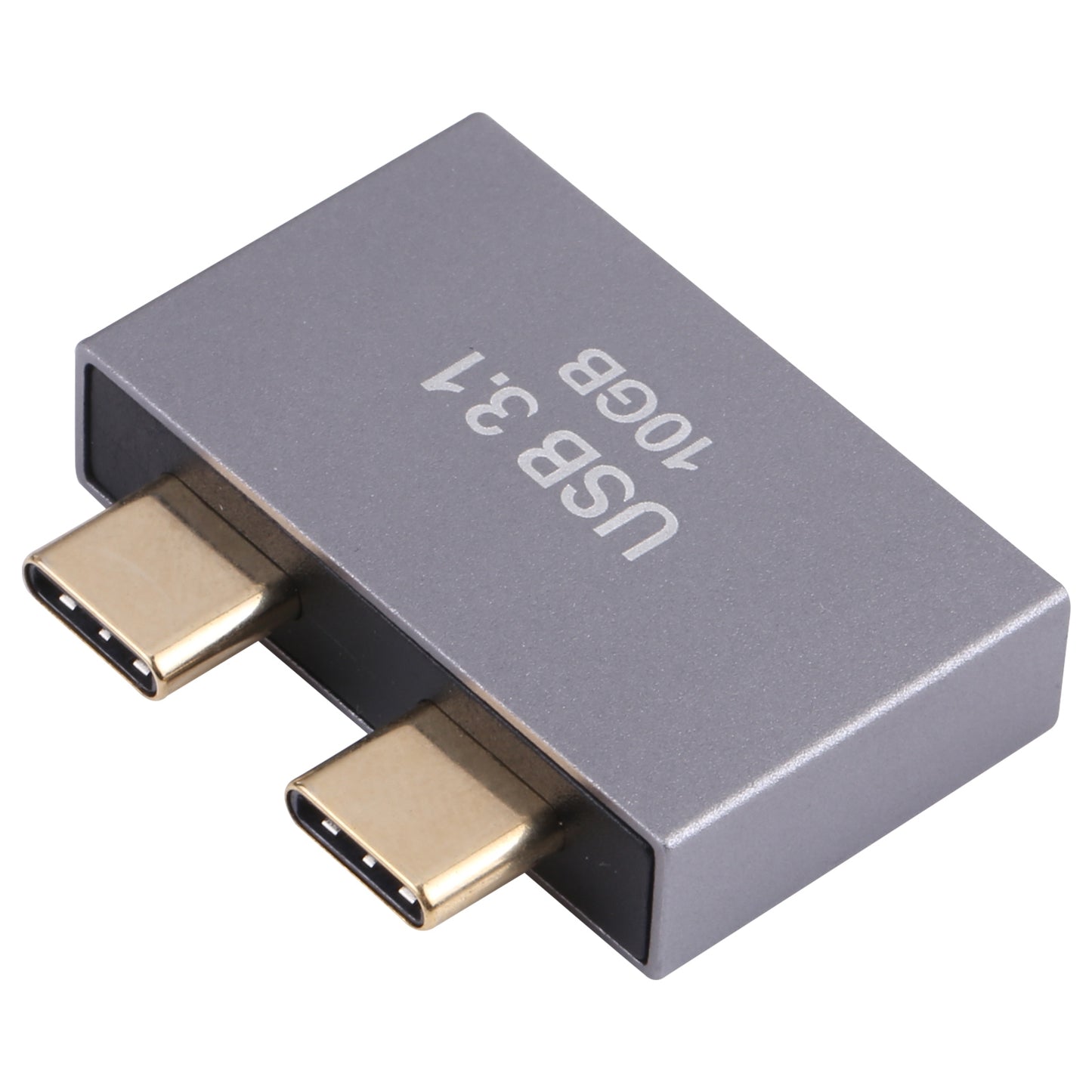 USB + Type-C Female to 2x Type-C Male Converter USB 3.1 10GB Aluminum Alloy Adapter