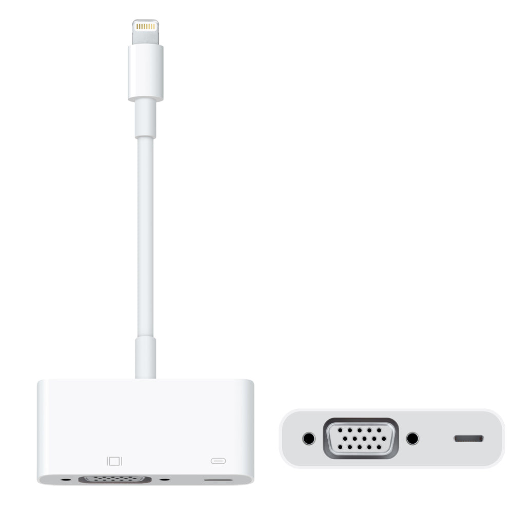 Original Apple Lightning to VGA Converter HD 1080P Video Adapter for iPhone iPad iPod