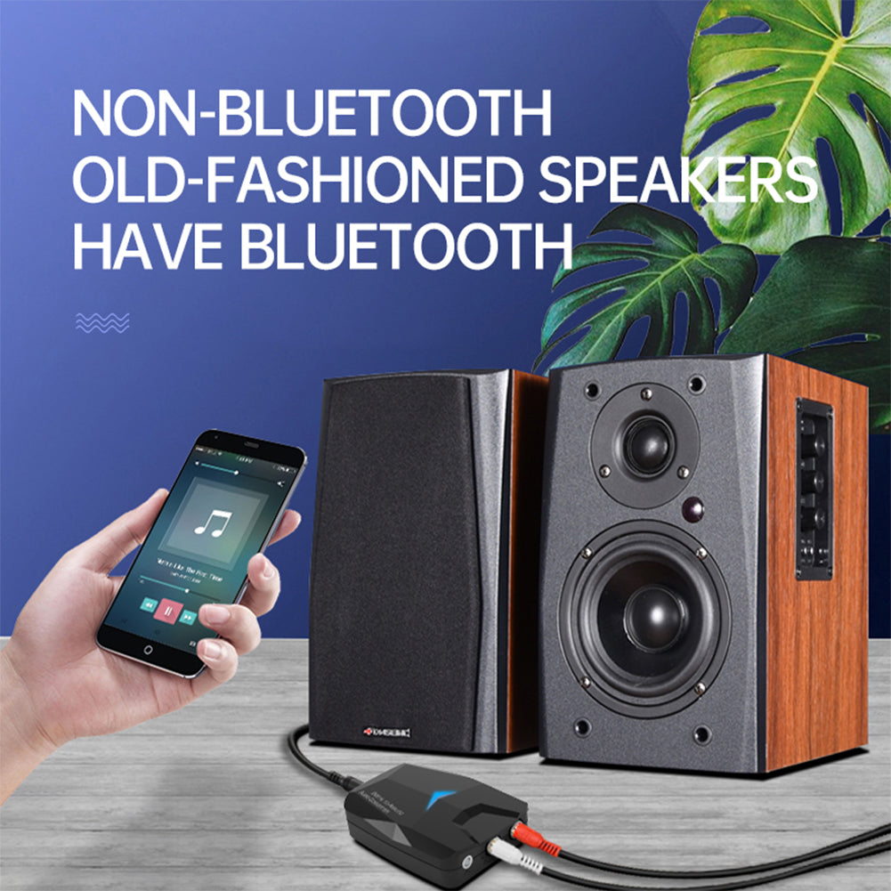 Bluetooth 5.0 Audio Adapter Receiver Digital to Analog Fiber Optic Coaxial Audio Converter