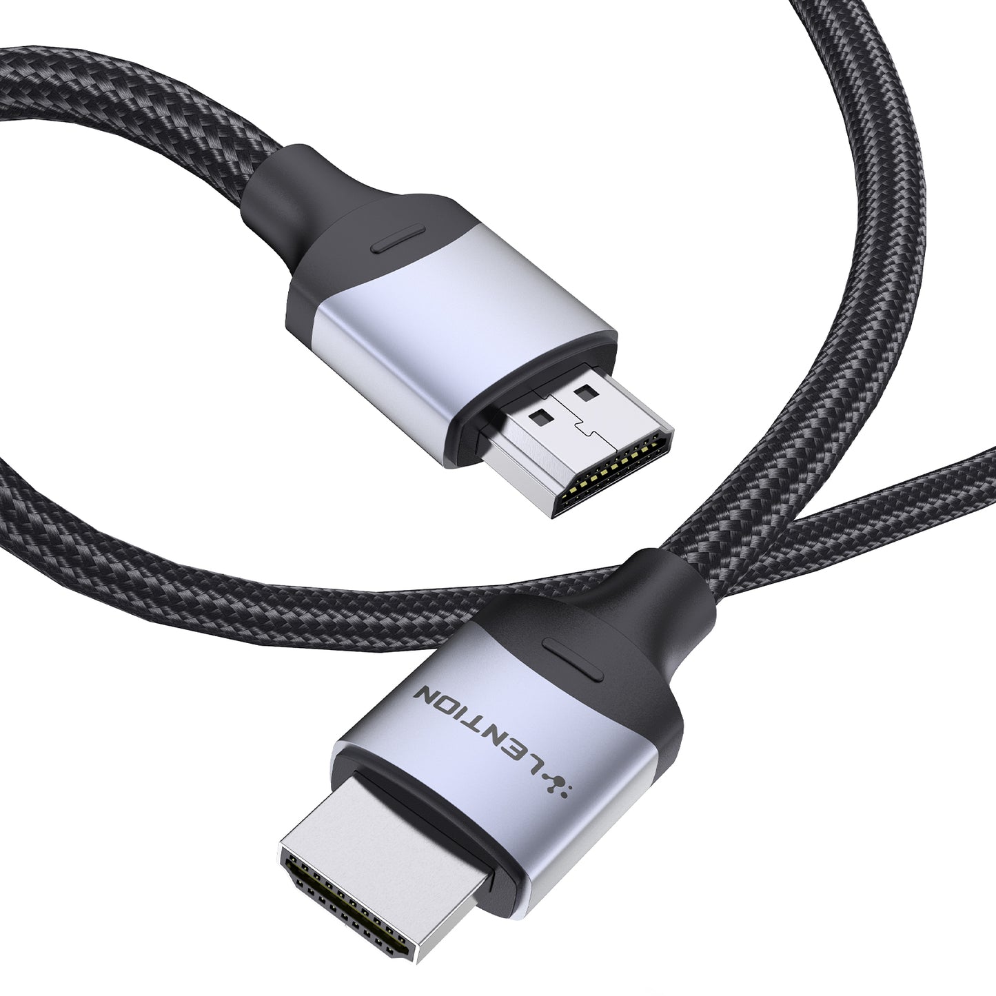 Uniqkart M1 2m Knitting Wire HDMI 2.1 Male to Male Connection Line 48Gbps High-Speed HDMI Extension Cable