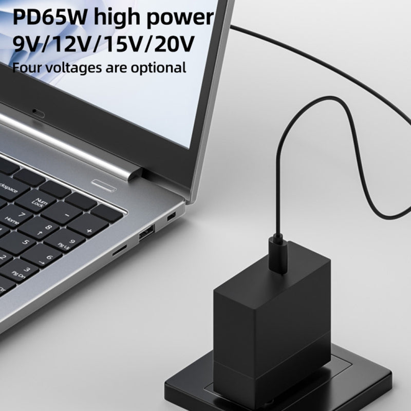 12V 3.0 x 1.1mm Type-C to DC Power Cable PVC Power Cable Adapter for Routers, Cameras, TV Box, Desk Lamps