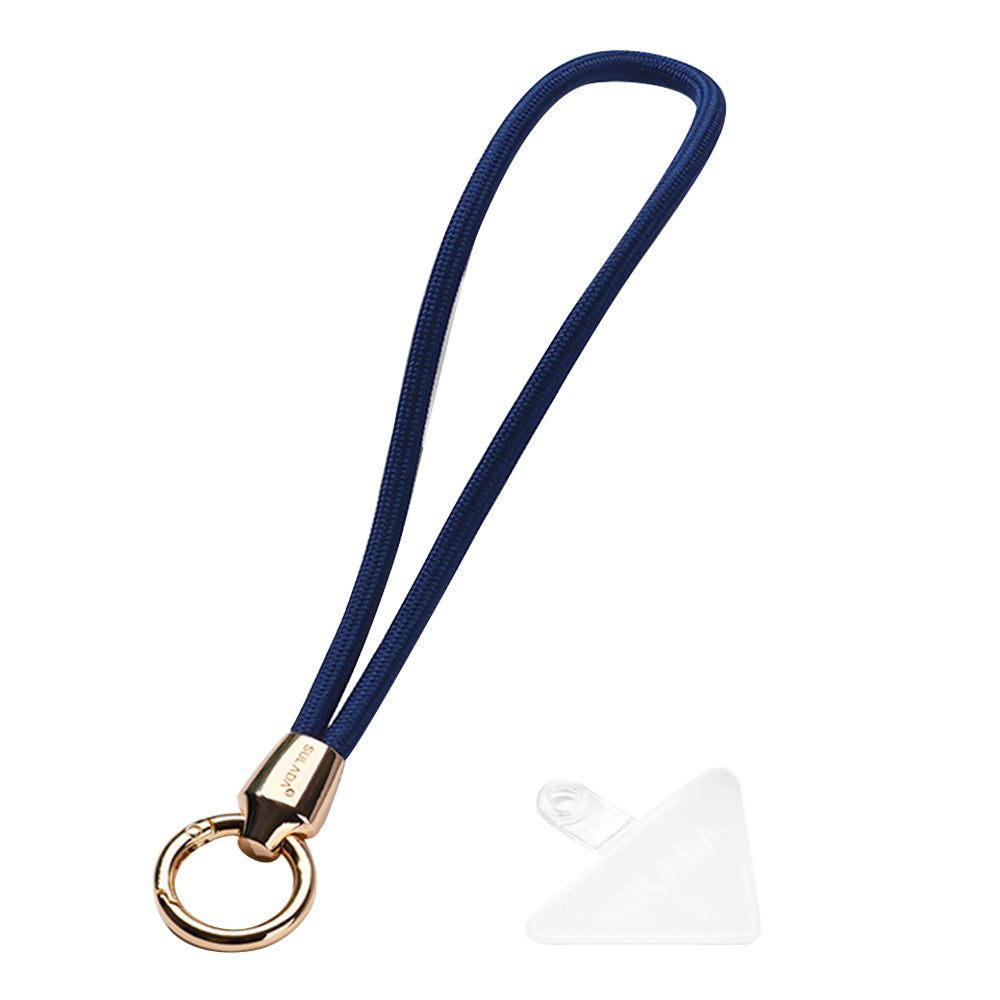 Uniqkart Cell Phone Lanyard Nylon Phone Tether Safety Strap Smartphone Wrist Strap with Key Chain Holder / Patch, Short Style - 2