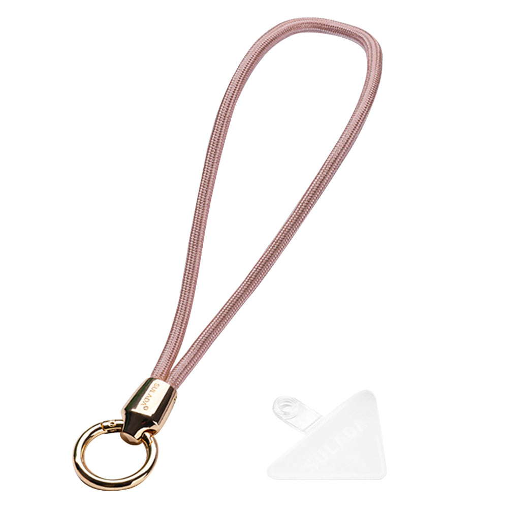 Uniqkart Cell Phone Lanyard Nylon Phone Tether Safety Strap Smartphone Wrist Strap with Key Chain Holder / Patch, Short Style - 3