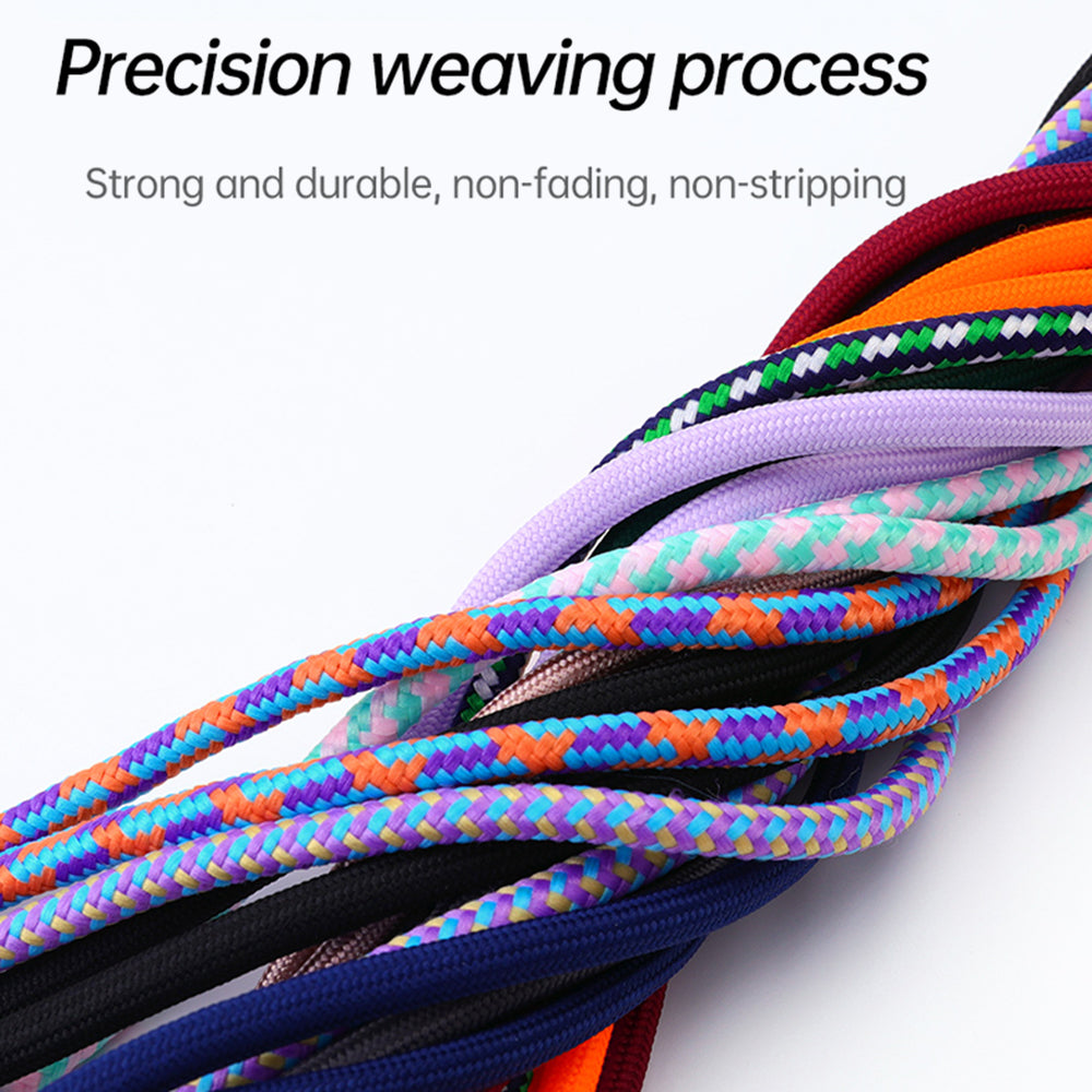 Uniqkart 80cm Universal Cell Phone Lanyard Holder Adjustable Phone Neck Shoulder Strap Rope with Key Chain Holder / Patch, Long Style - 2