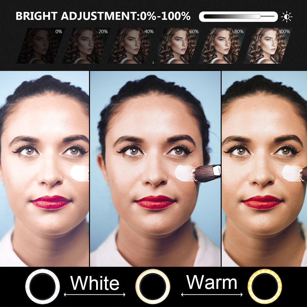 YQ-320A 12" 30W Dimmable LED Ring Light with Remote Control and Touch Key - US Plug