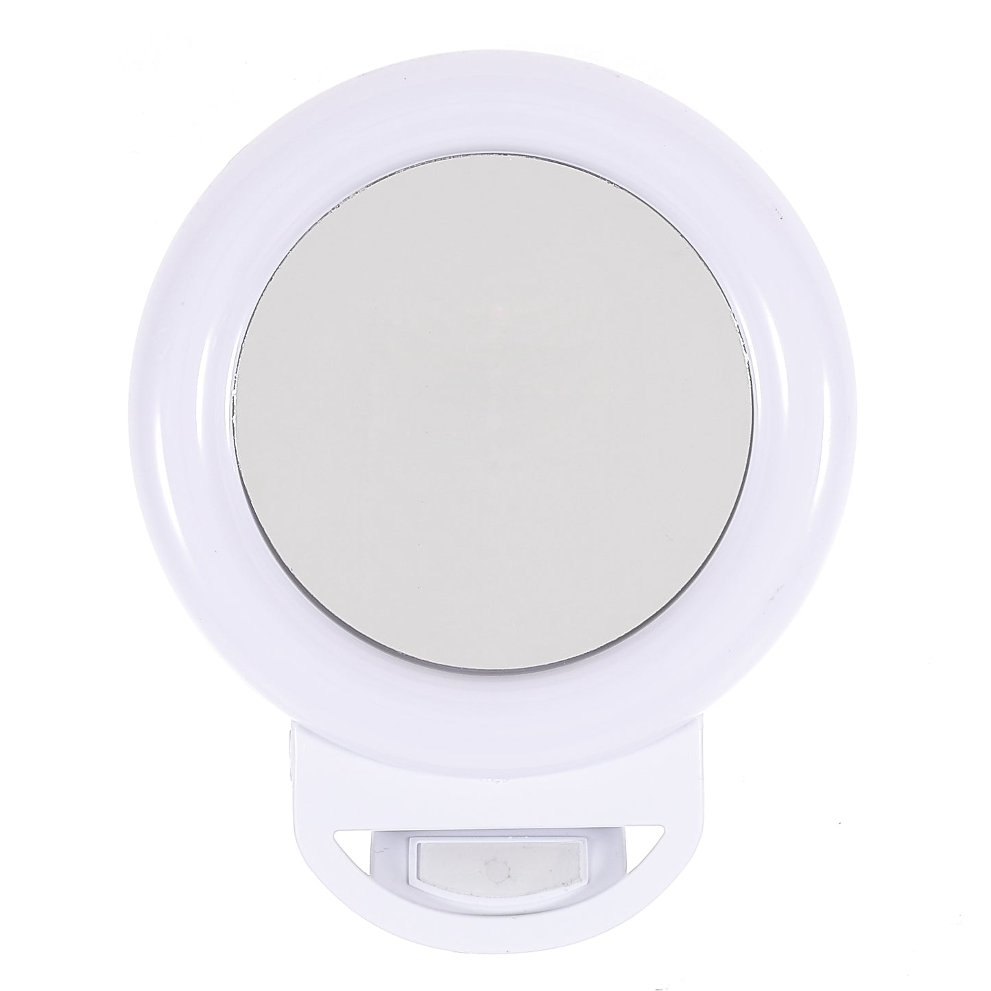 AL-20 Clip-on RGB LED Fill Ring Light with Mirror for Selfie Makeup Live Broadcast - White