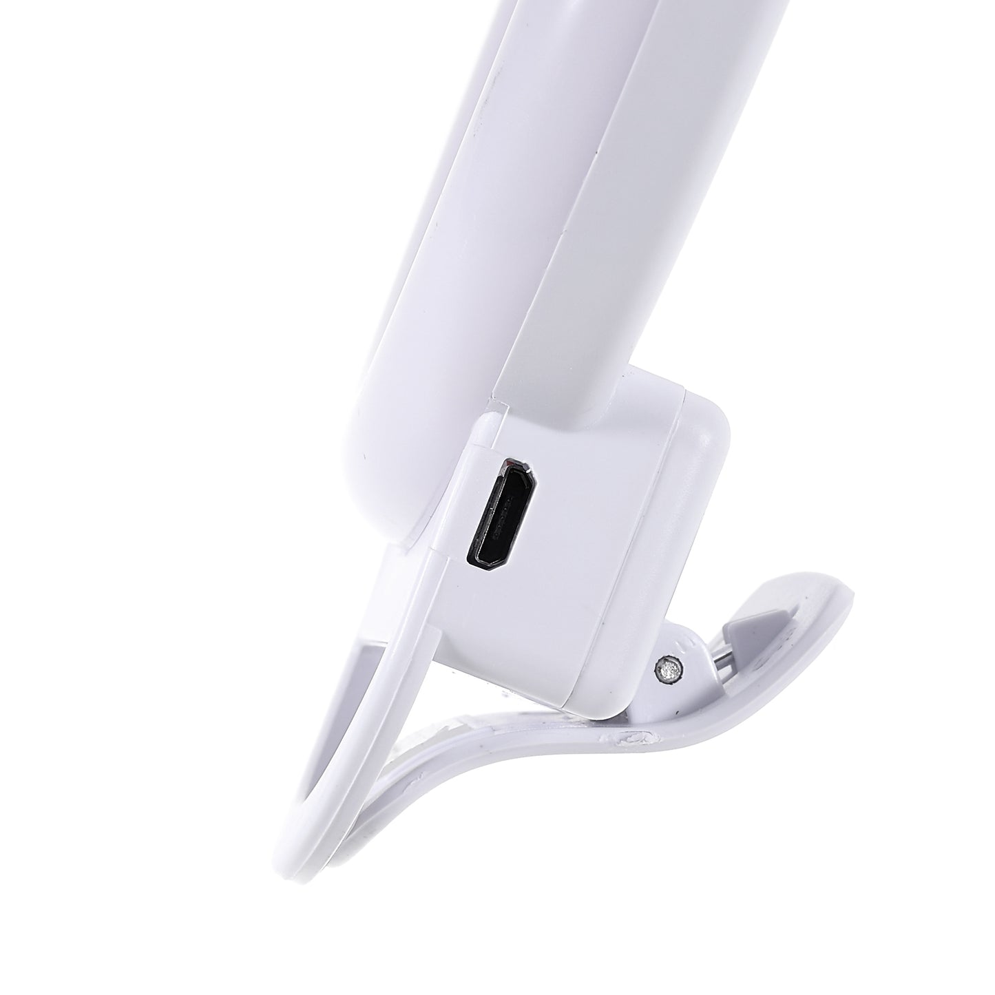 AL-20 Clip-on RGB LED Fill Ring Light with Mirror for Selfie Makeup Live Broadcast - White