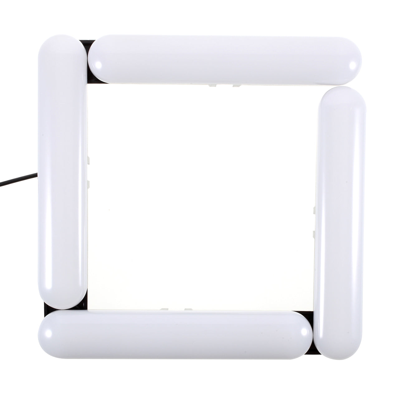 DIY 4 Sections Wire Control Folding LED Selfie Fill Light for Live Stream YouTube Video Makeup Photography