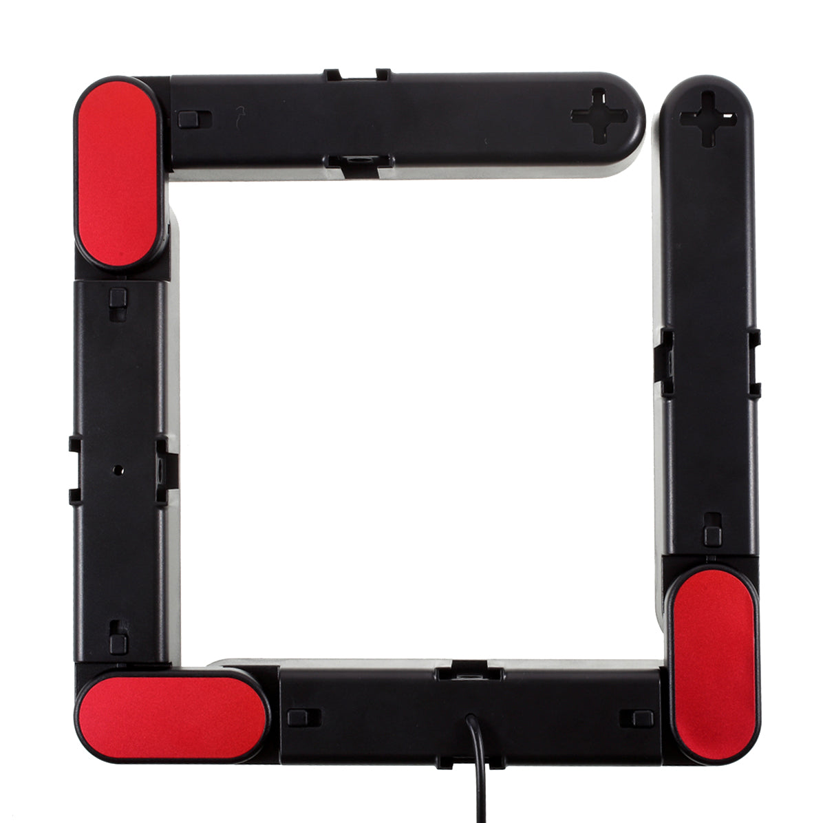 DIY 4 Sections Wire Control Folding LED Selfie Fill Light for Live Stream YouTube Video Makeup Photography