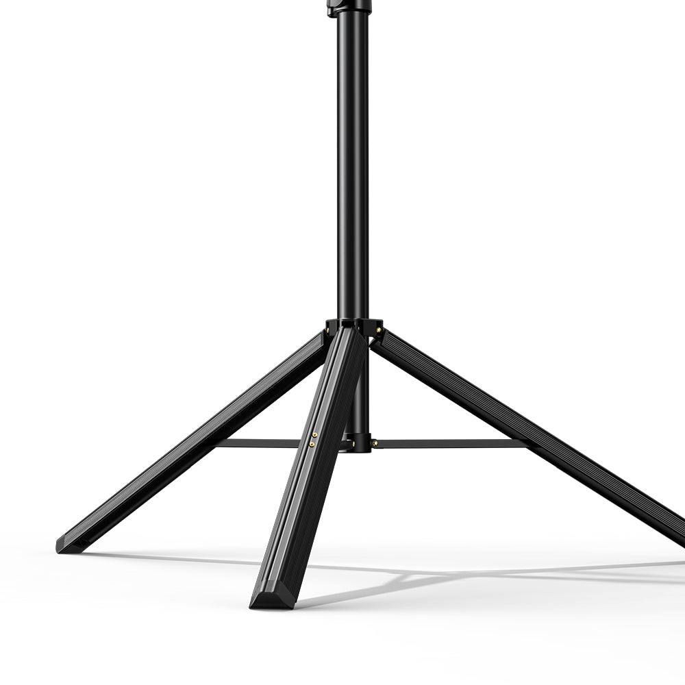 MCDODO TB-7970 Extendable Phone Tripod Stand Selfie Ring Light for Live Video - Black