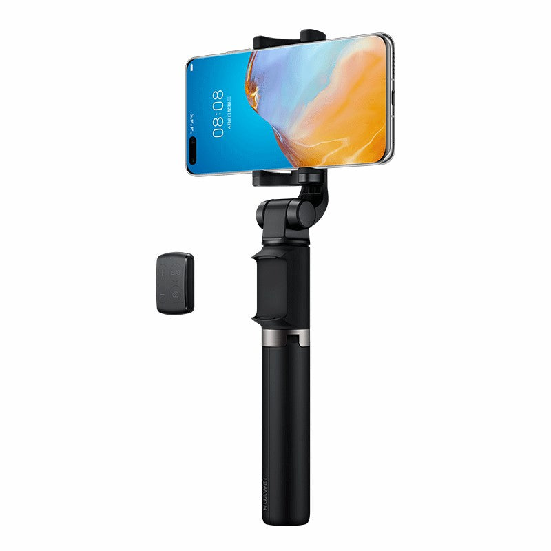 HUAWEI CF15 Pro Wireless Tripod Gimbal Stabilizer Portable Selfie Stick Bluetooth Retractable Phone Stand - Black