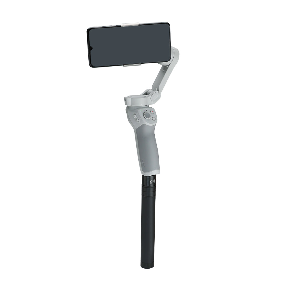 RCSTQ Four-section Scalable Aluminum Alloy Selfie Stick Extension Rod for Osmo Pocket 1/2