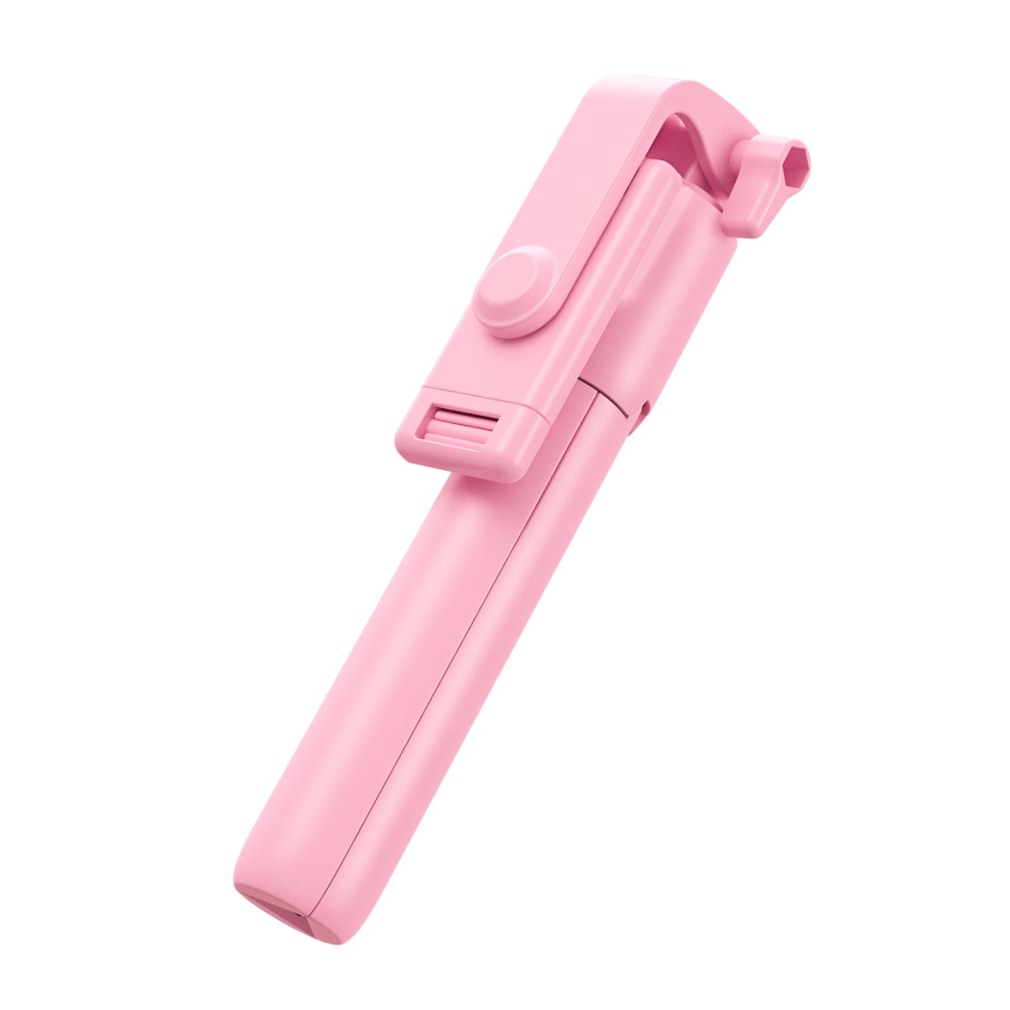 R1 Mobile Bluetooth Selfie Stick Tripod Remote Control Telescopic Rod Live Streaming Bracket - Pink