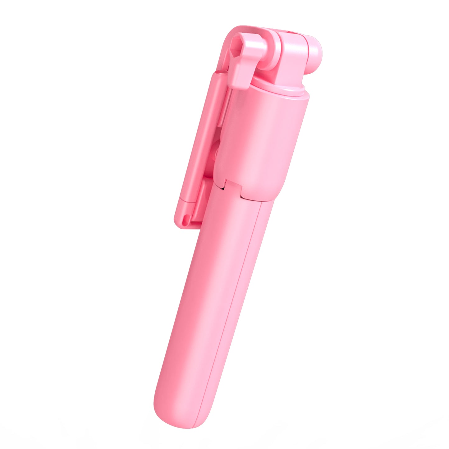 R1 Mobile Bluetooth Selfie Stick Tripod Remote Control Telescopic Rod Live Streaming Bracket - Pink