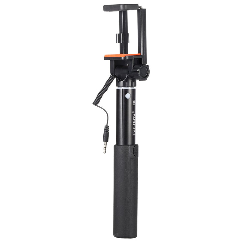 YUNTENG 808 Wired Mini Extendable Selfie Stick Monopod for iPhone Samsung Huawei Smartphone