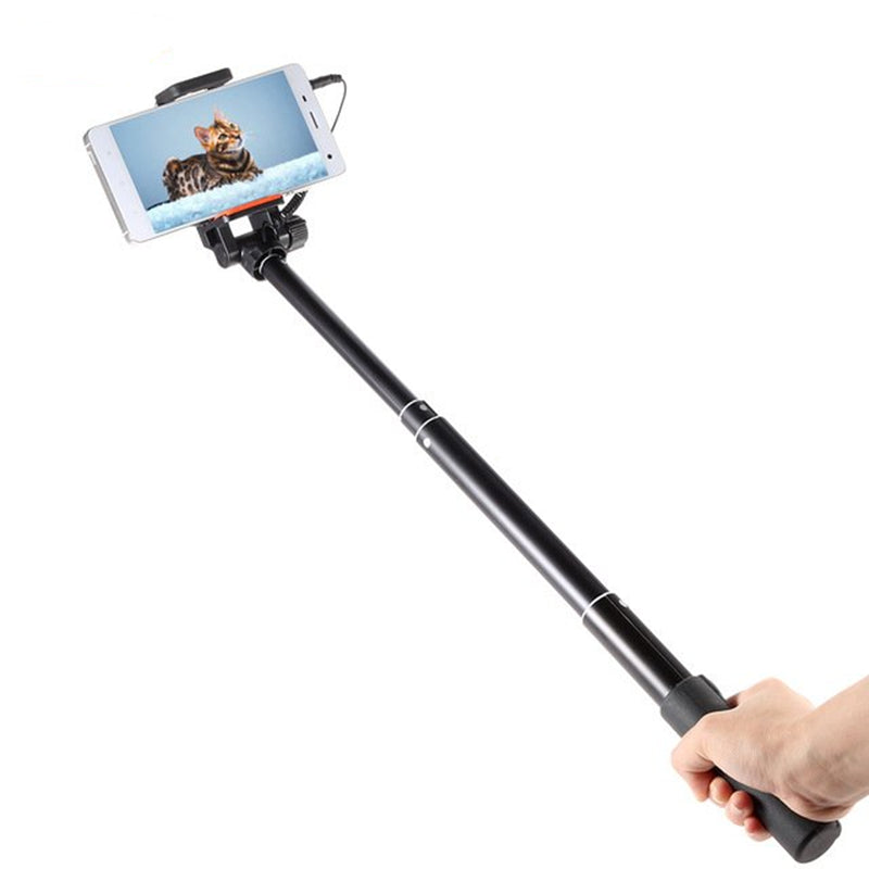 YUNTENG 808 Wired Mini Extendable Selfie Stick Monopod for iPhone Samsung Huawei Smartphone