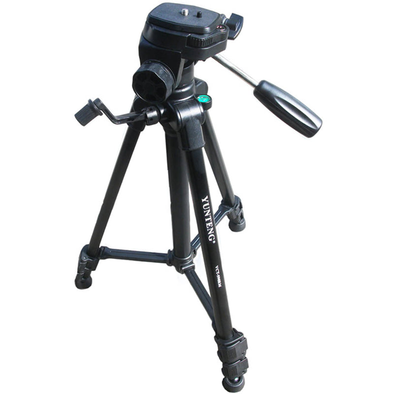 YUNTENG VCT-590 Portable Tripod with Damping Head for Canon Nikon Sony SLR Camera