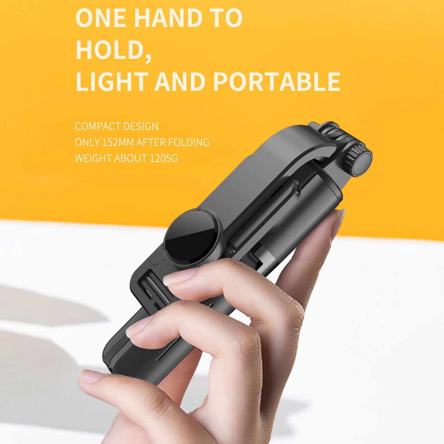 L11 Folding Tripod Telescopic Bluetooth Selfie Stick with Remote Shutter