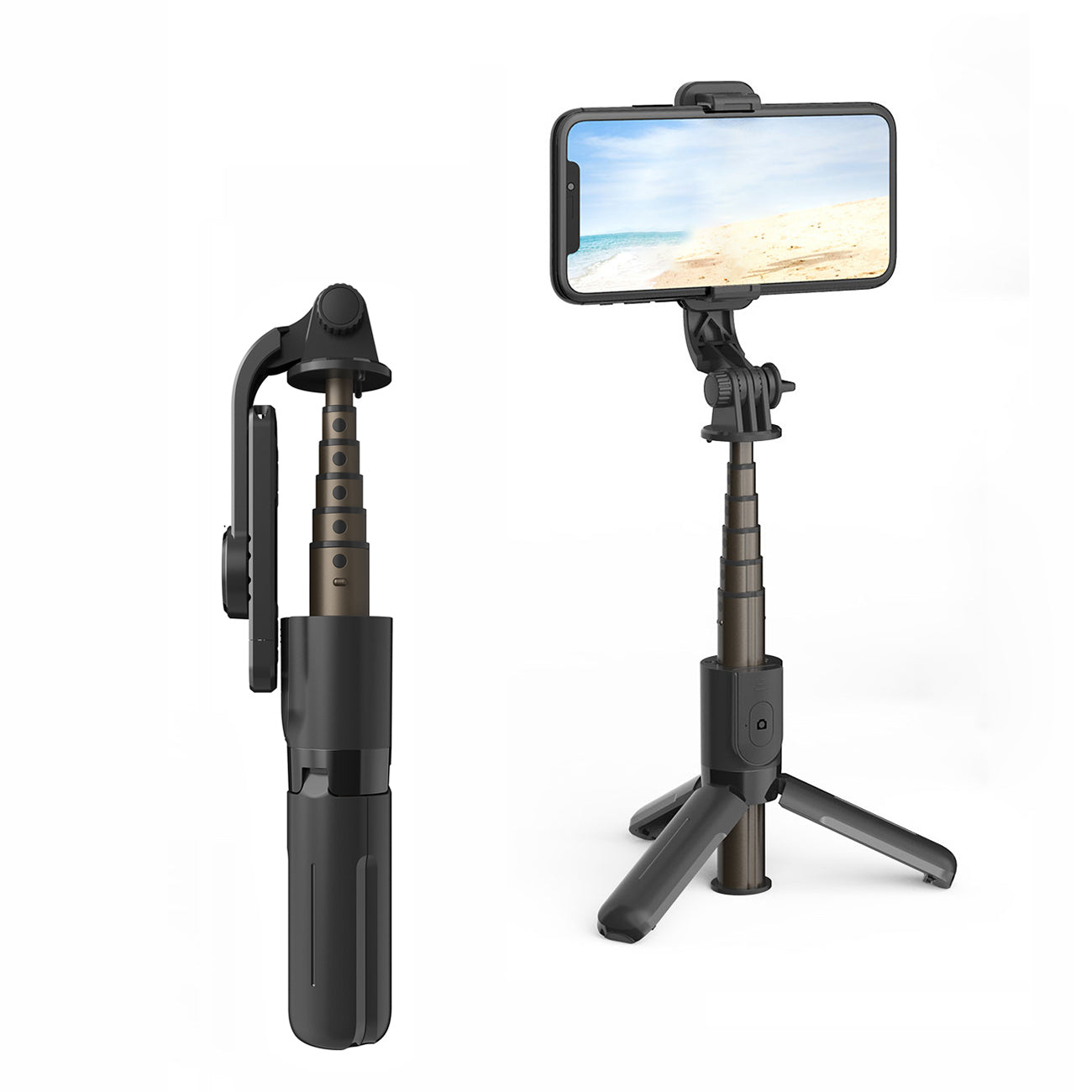 L10 Portable Bluetooth Selfie Stick Extendable Tripod Phone Stand with Remote