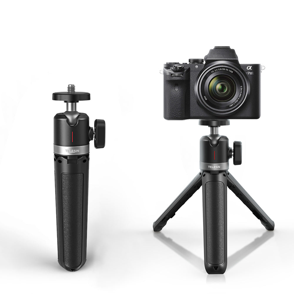 Uniqkart GP-MNP-091-W Mini Selfie Stick Extendable Tripod Camera Mobile Phone Desktop Stand