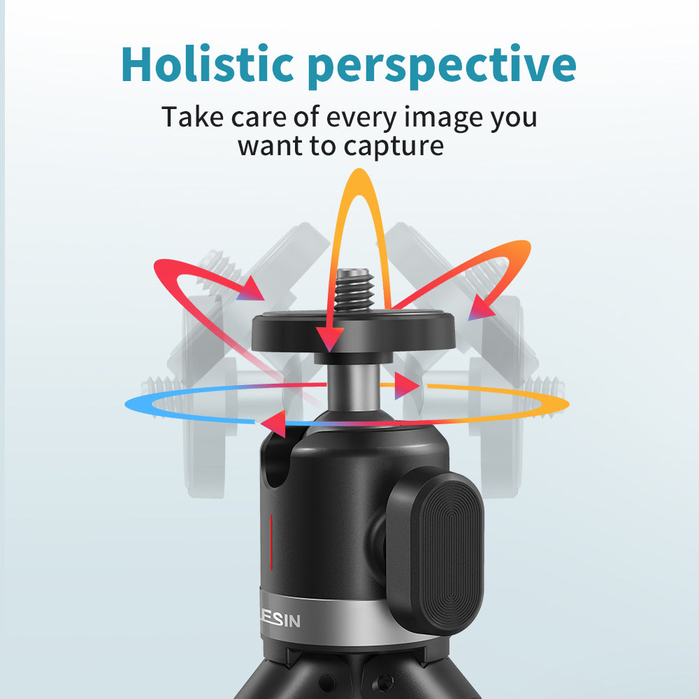 Uniqkart GP-MNP-091-W Mini Selfie Stick Extendable Tripod Camera Mobile Phone Desktop Stand