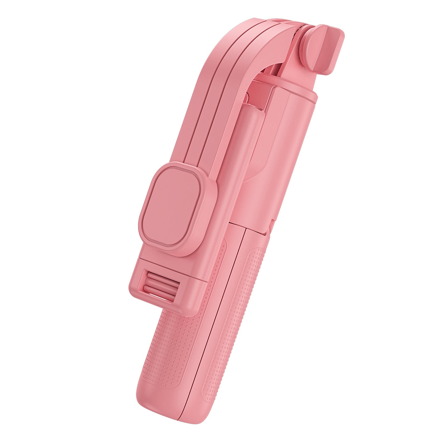 H8 3 in 1 Selfie Stick Phone Tripod Extendable Monopod with Bluetooth Remote for Smartphone Selfie Stick - Pink