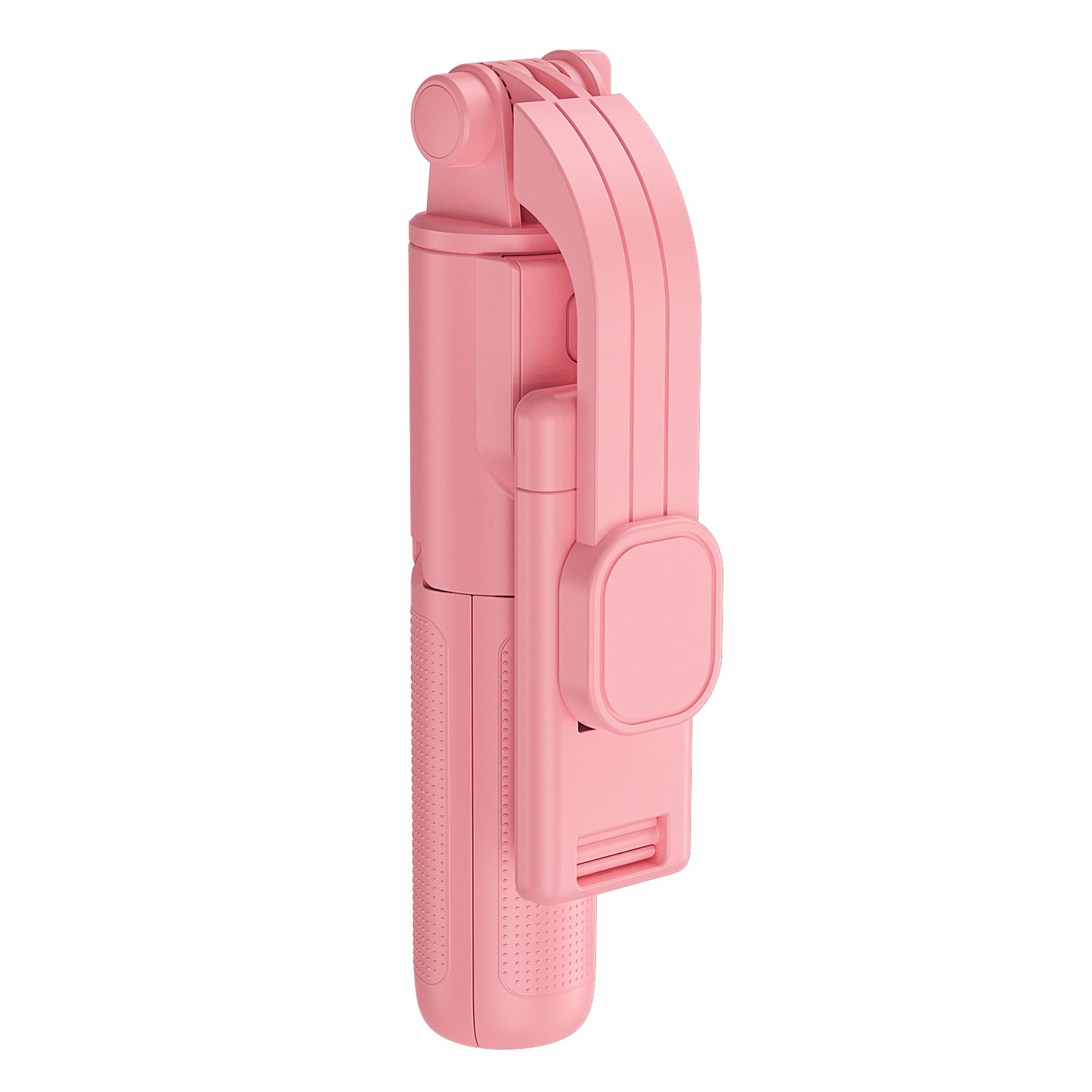 H8 3 in 1 Selfie Stick Phone Tripod Extendable Monopod with Bluetooth Remote for Smartphone Selfie Stick - Pink