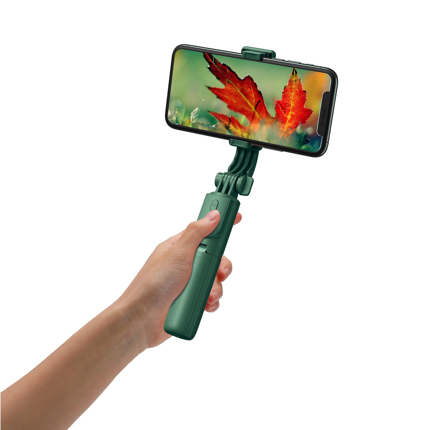 H8 3 in 1 Selfie Stick Phone Tripod Extendable Monopod with Bluetooth Remote for Smartphone Selfie Stick - Blackish Green