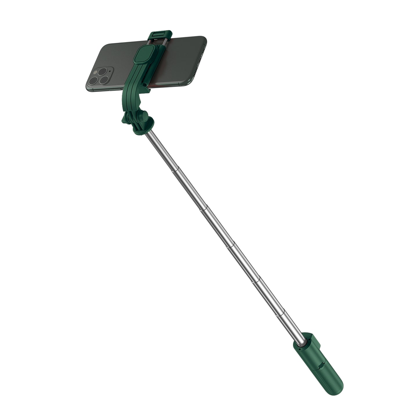 H8 3 in 1 Selfie Stick Phone Tripod Extendable Monopod with Bluetooth Remote for Smartphone Selfie Stick - Blackish Green