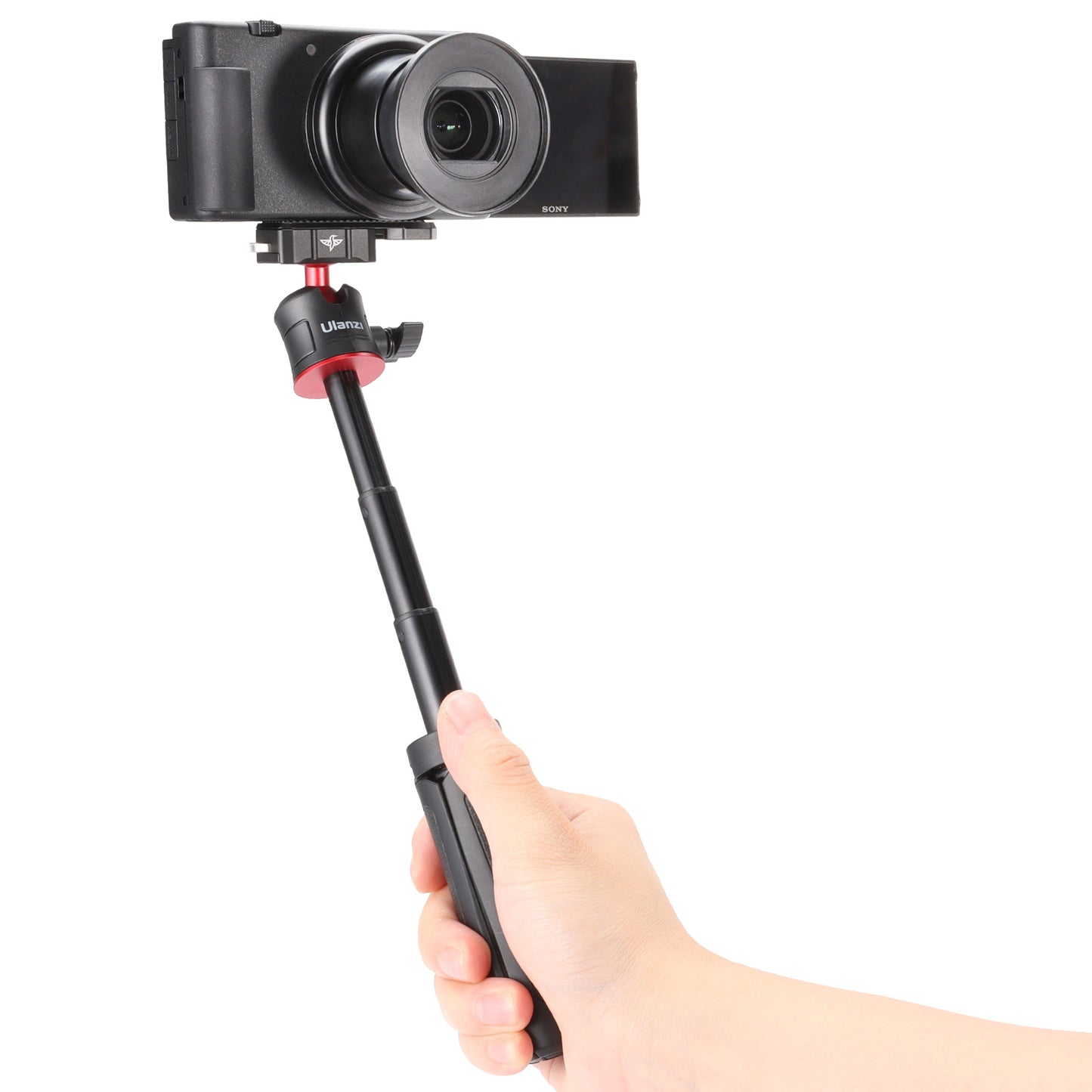 UURig R078 Mini 3-section Telescopic Hummingbird Quick Release Tripod with Universal 1/4 Screw for Camera Smart Phone